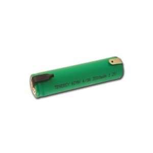  4/3A Size 17670 NiMH 3800mAh Rechargeable Battery W/Tabs 