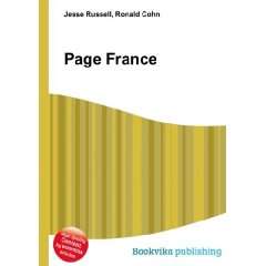  Page France Ronald Cohn Jesse Russell Books