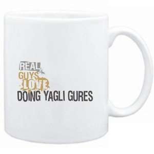 Mug White  Real guys love doing Yagli Gures  Sports  