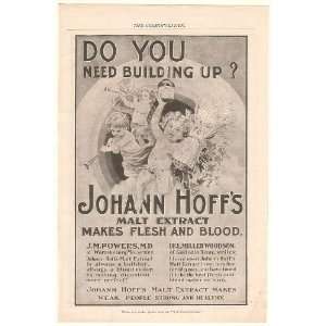  1899 Johann Hoffs Malt Extract Makes Flesh Cherubs Print 