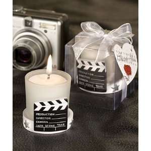 Clapboard Candle Favor (Set of 40)   Wedding Party Favors:  
