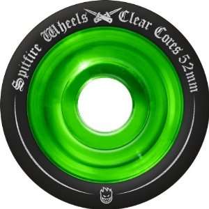  Spitfire Clearcut Black Lt.green 54mm Skate Wheels: Sports 