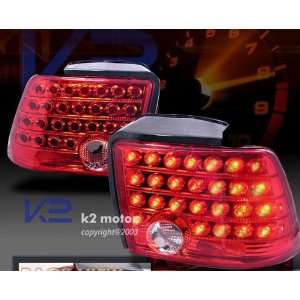  Ford Mustang Led Tail Lights Red LED Taillights 1999 2000 