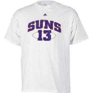  Phoenix Suns #13 Game On NBA White Short Sleeve Tee Shirt 
