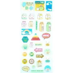  Cute Japanese Good Time Stickers (Paper): Toys & Games