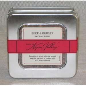 Made in Napa Valley   Herbed Beef & Burger Rubs