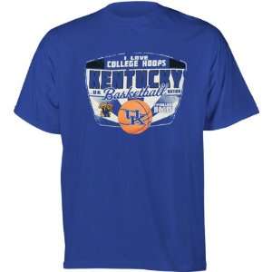   Wildcats Royal I Love College Hoops T Shirt: Sports & Outdoors
