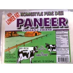 Desi Paneer Indian Cheese (LOW FAT) 12OZ:  Grocery 