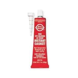 Rtv Silicone,tube,3 Oz,red   PRO SEAL  Industrial 