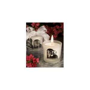  Love Notes Musical Note Candle Favors: Kitchen & Dining