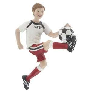  Personalized Soccer Boy Christmas Ornament: Home & Kitchen