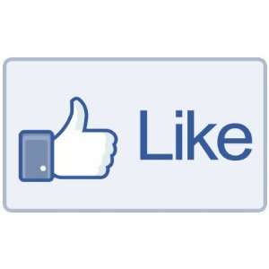  Like Button Rectangular Sticker 