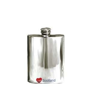  Hip Flask 4oz Pewter Plain Polished Patio, Lawn & Garden