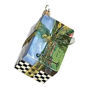    Gift Package Ornament by MacKenzie Childs Ltd.: Home & Kitchen