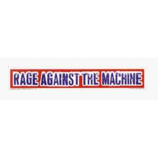  Rage Against The Machine Red White and Purple logo Bumper 