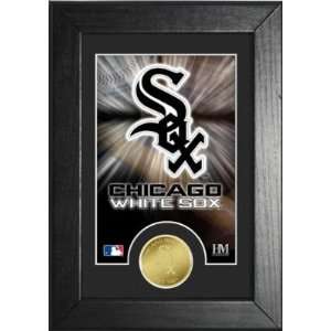  Chicago White Sox Gold  Tone Bronze Coin Frame Everything 