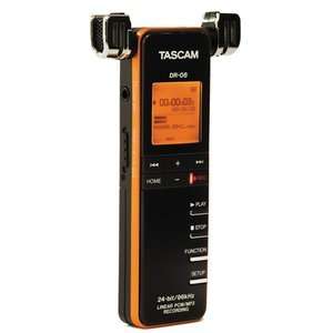  Tascam DR 08 Portable Digital Audio Recorder: Musical 