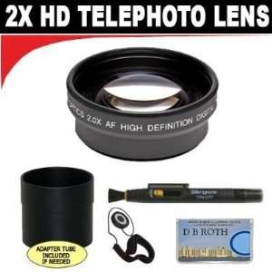 2x Digital Telephoto Professional Series Lens + Lens Adapter Tube (If 