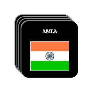  India   AMLA Set of 4 Mini Mousepad Coasters: Everything 