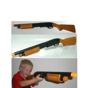   12 Guage Pump Shotgun Toy With Ejecting Shells Shot Gun Toys & Games