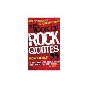  The Book of Rock Quotes Softcover