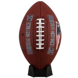  New England Patriots Game Time Full Size Football: Sports & Outdoors