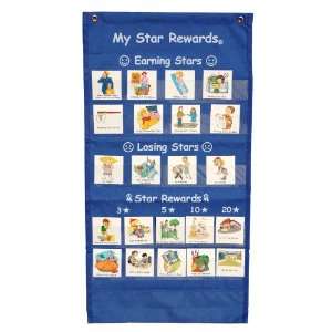 My Star Rewards® Pocket Chart Set   Blue Toys & Games