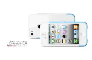   SGP iPhone 4 / 4S Case Linear EX Meteor Series   Tender Blue  