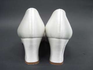STUART WEITZMAN White Heels Pumps Shoes 7.5 In Box  