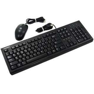   Wired USB Black Keyboard & Mouse Combo 505130 371 505131 001  