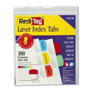  Redi tag Laser Printable Index Tabs RTG33120 Office 