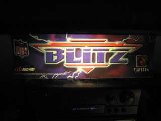 NFL Blitz Jamma Arcade Marquee Header  