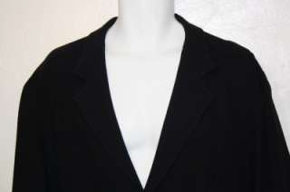   COLLEZIONI 2011 BLACK DECONSTRUCTED 3 BTN BLAZER JACKET 48 L MINT