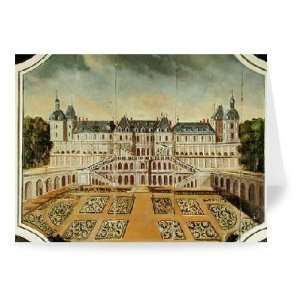  Chateau Saint Germain en Laye (oil on panel)   Greeting 