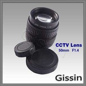   F1.4 CCTV TV Lens C mount for GF3 GF2 GF1 G3 GH1 GH2 EP1 EP2 EPL1 EPL2
