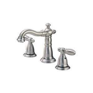 Delta 3555 216 Brilliance Pearl Nickel Victorian Widespread Lavatory 