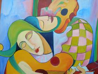 55   SONG FOR PICASSO_____ORIGINAL painting by ANNA   