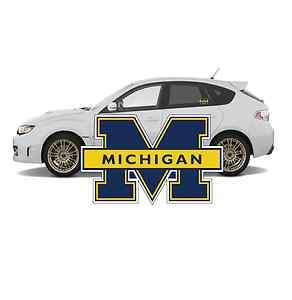 Michigan Wolverines NCAA Football Vinyl Decal Stickers 5 for cars 