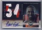 2010 11 Limited Patrick Patterson Auto Numb