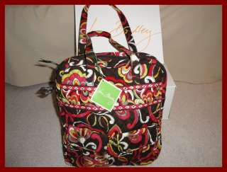 Vera Bradley TALL ZIP TOTE Computer bag Puccini purse fabric RETIRED 