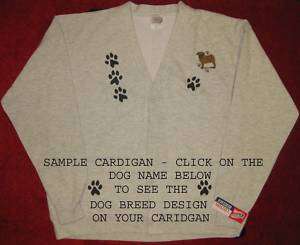 Pug Cardigan Sweater Jacket 2X (Sweatshirt) Ash Grey  