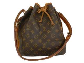 CUT LOUIS VUITTON Monogram Petit NOE Shoulder Bag M42226 Handbag 