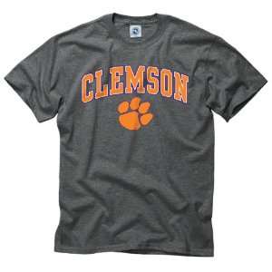  Clemson Tigers Dark Heather Perennial II T Shirt: Sports 