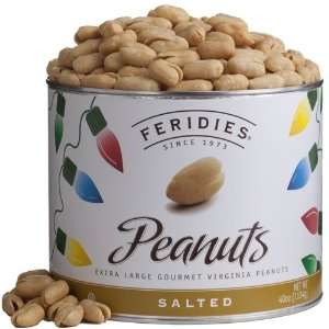 40oz Can Salted Virginia Peanuts Holiday Lights:  Grocery 