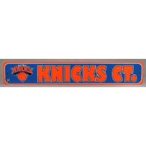  New York Knicks Court Ct. Street Sign NBA Licensed: Sports 