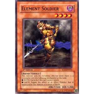  Yugioh SOD EN024 Element Soldier Common Toys & Games