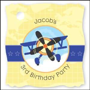  Airplane   20 Personalized Birthday Party Die Cut Card 
