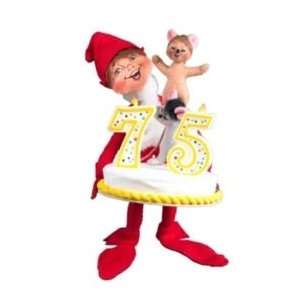  Annalee Mobilitee Doll Christmas 75th Anniversary Elf 