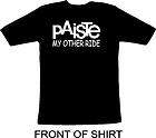 Paiste my other ride t shirt drummer shirt 17