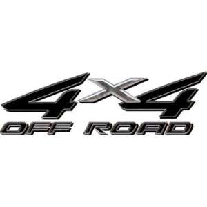  Full Color 4x4 Offroad Truck Decals in Black: Automotive